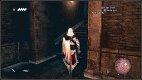 Biegnąc schodami na dół [1], skręć w prawo - Sekwencja 4 - Kryjówka Złodziei (2) | Opis przejścia AC Brotherhood - Assassins Creed: Brotherhood - poradnik do gry