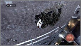 Podsłuchawszy małżeństwo Borgiów [1], skacz dalej w prawo [2] - Sekwencja 4 - Kryjówka Złodziei (2) | Opis przejścia AC Brotherhood - Assassins Creed: Brotherhood - poradnik do gry