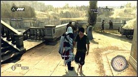 Po wysłuchaniu jednej z prostytutek [1], udaj się w zaznaczone na mapie miejsce - Sekwencja 3 - Wojownik, kochanek I złodziej (2) | Opis przejścia Brotherhood - Assassins Creed: Brotherhood - poradnik do gry