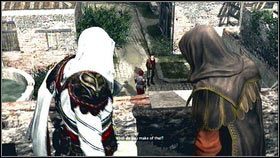 Po rozmowie z La Volpe, udaj się do miejsca zaznaczonego na mapie [1] - Sekwencja 3 - Wojownik, kochanek I złodziej (1) | Opis przejścia Brotherhood - Assassins Creed: Brotherhood - poradnik do gry