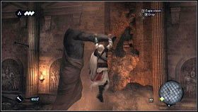 Będąc po drugiej stronie, wdrap się na filar obok jeziora z lawą [1] - Sekwencja 2 - Legowisko bestii (5) | Opis przejścia AC Brotherhood - Assassins Creed: Brotherhood - poradnik do gry