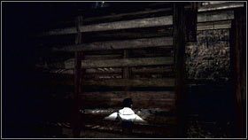 Wejdź teraz na gorę po ścianie z prawej [1] i przeskocz na drugą stronę jeziora - Sekwencja 2 - Legowisko bestii (2) | Opis przejścia AC Brotherhood - Assassins Creed: Brotherhood - poradnik do gry