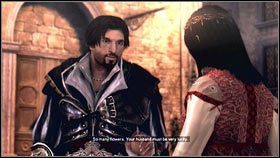 Na początku najlepiej zajmij się najbliższą misją, którą otrzymasz od pewnej kobiety - Sekwencja 1 - Pokój (1) | Opis przejścia Assassins Creed Brotherhood - Assassins Creed: Brotherhood - poradnik do gry