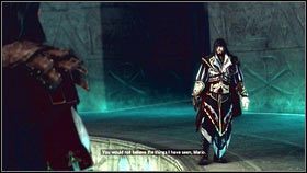 Gdy skończysz, rozpocznie się kolejna cut-scenka, po której trafisz do podziemnej komnaty [1] - Sekwencja 1 - Pokój (1) | Opis przejścia Assassins Creed Brotherhood - Assassins Creed: Brotherhood - poradnik do gry