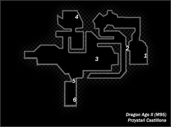 Legenda - M93; M94; M95- Śledztwo Emeryka; Magazyn i Przystań Castillona | Mapy - Dragon Age II - poradnik do gry