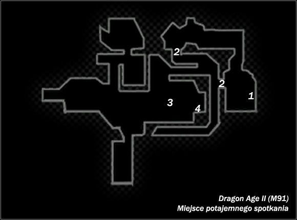 Legenda - M91; M92- Miejsce potajemnego spotkania i Więzienie w Katowni | Mapy - Dragon Age II - poradnik do gry