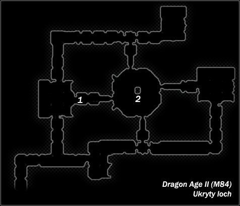 Legenda - M83; M84- Antivański obóz i Ukryty loch | Mapy Dragon Age II - Dragon Age II - poradnik do gry