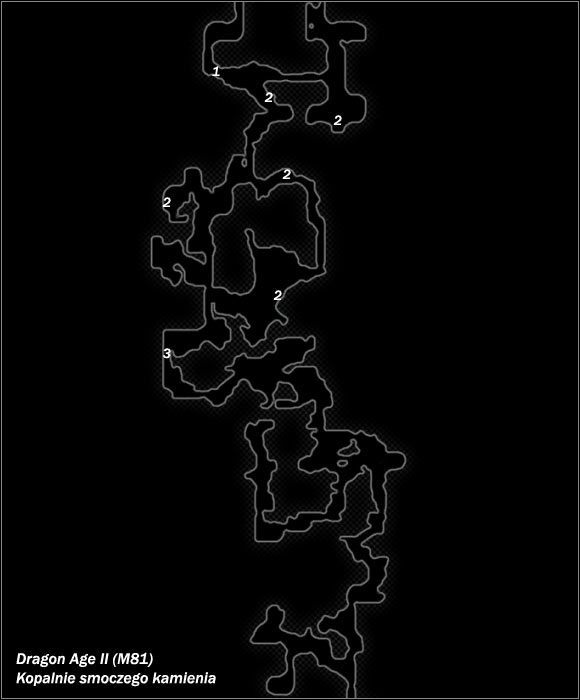 Legenda - M81; M82- Kopalnie smoczego kamienia i Górska jaskinia | Mapy Dragon Age II - Dragon Age II - poradnik do gry