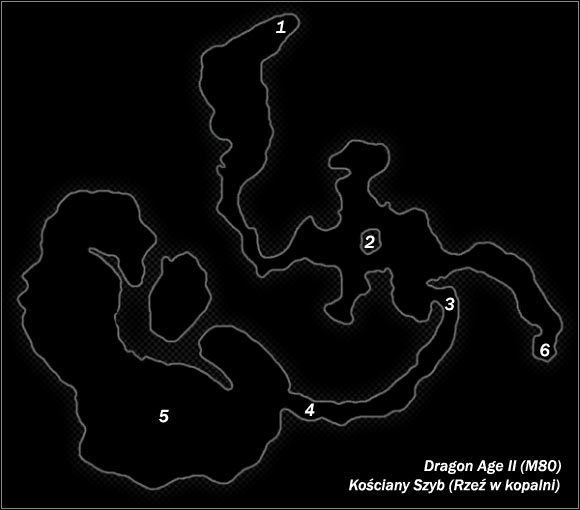 Legenda - M79; M80- Zaniedbany zaułek i Kościany Szyb (Rzeź w kopalni) | Mapy - Dragon Age II - poradnik do gry