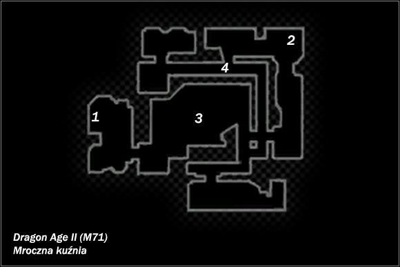 Legenda - M71; M72- Mroczna kuźnia i Kryjówka zabójcy | Mapy Dragon Age II - Dragon Age II - poradnik do gry