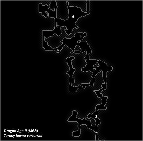 Legenda - M67; M68- Zapomniane leże i Tereny łowne varterrali | Mapy Dragon Age II - Dragon Age II - poradnik do gry