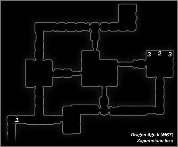 Legenda - M67; M68- Zapomniane leże i Tereny łowne varterrali | Mapy Dragon Age II - Dragon Age II - poradnik do gry