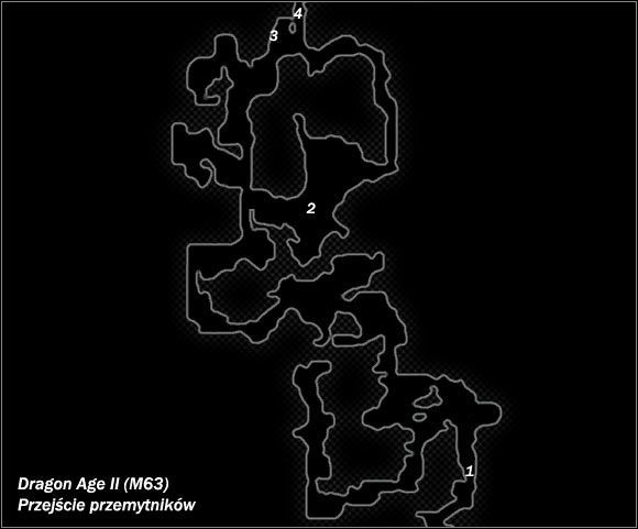 Legenda - M63; M64- Wnętrze i zewnętrze przejścia przemytników | Mapy Dragon Age II - Dragon Age II - poradnik do gry