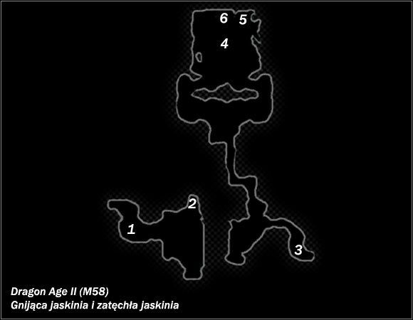 Legenda - M57; M58- Opuszczony thaig i Gnijąca, oraz zatęchła jaskinia | Mapy - Dragon Age II - poradnik do gry