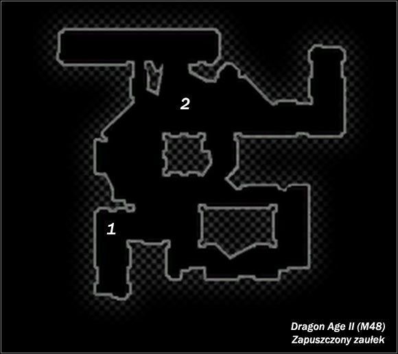 Legenda - M47; M48- Zaułek i Zapuszczony zaułek | Mapy Dragon Age II - Dragon Age II - poradnik do gry