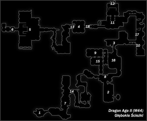 Legenda - M43; M44- Sanktuarium i Głębokie Ścieżki | Mapy Dragon Age II - Dragon Age II - poradnik do gry