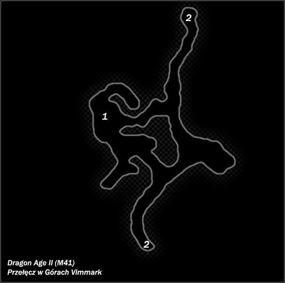 Legenda - M41; M42- Przełęcz w Górach Vimmark i Obóz Wilmoda | Mapy Dragon Age II - Dragon Age II - poradnik do gry
