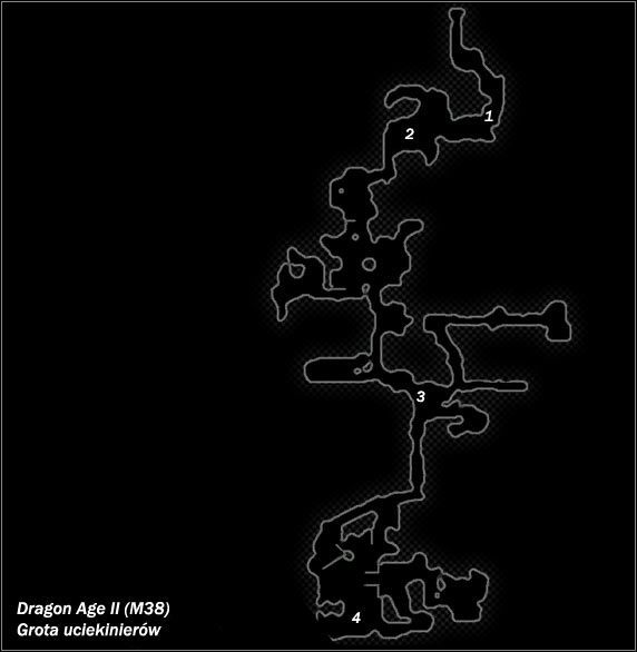 Legenda - M37; M38- Droga na Okaleczone Wybrzeże i Grota uciekinierów | Mapy Dragon Age II - Dragon Age II - poradnik do gry