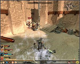 Po dotarciu na miejsce zostaniesz niestety zaatakowany przez dość liczną grupę najemników oraz łuczników najemników #1 - Mroczne objawienie | Questy poboczne - Akt 1 | Solucja Dragon Age II - Dragon Age II - poradnik do gry