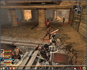 Po znalezieniu się w lokacji [Doki - Nieużywane przejście] (M22, 1) (wybrane zejście w kapitanacie portu) skieruj się na wschód - Szczątki bandyty Silsama Półwarkocza | Questy poboczne - Akt 1 - Dragon Age II - poradnik do gry