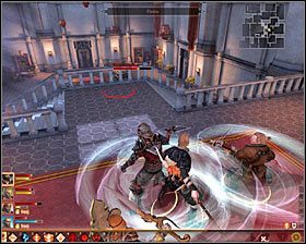 Musisz walczyć tak długo aż golem tymczasowo zniknie, nasyłając na Ciebie słabsze potwory - Nawiedzenie | Questy towarzyszy - Akt 3 | Solucja Dragon Age II - Dragon Age II - poradnik do gry