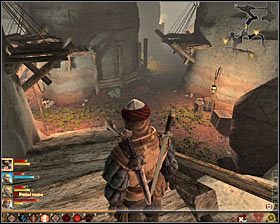 Dopiero teraz powróć do miejsca, w którym pokonałeś pierwszą grupę pająków i skieruj się na południe #1 - Justynian (2) | Questy towarzyszy - Akt 3 | Solucja Dragon Age II - Dragon Age II - poradnik do gry