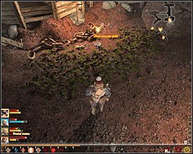 Także i w tym miejscu do zlikwidowania będzie grupa pająków, przy czym będą to jedynie ich jadowite odmiany - Justynian (2) | Questy towarzyszy - Akt 3 | Solucja Dragon Age II - Dragon Age II - poradnik do gry