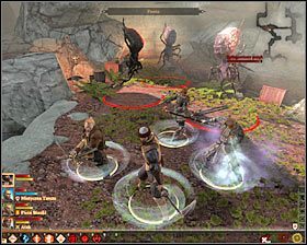 Po dotarciu na miejsce przygotuj się do rozbrojenia pierwszego zestawu pułapek #1 - Justynian (2) | Questy towarzyszy - Akt 3 | Solucja Dragon Age II - Dragon Age II - poradnik do gry