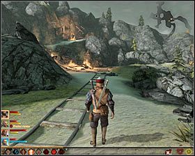 W celu pozyskania smoczych skał, czyli drugiego składnika z listy, musisz opuścić Mrokowisko i zdecydować się na podróż do lokacji [Kościany Szyb] (M80, 1) Po dotarciu na miejsce powinieneś zauważyć, że obóz górników został zrównany z ziemią #1 (M80, 2) i ze sprawdzeniem przyczyn takiego stanu rzecz - Justynian (1) | Questy towarzyszy - Akt 3 | Solucja Dragon Age II - Dragon Age II - poradnik do gry