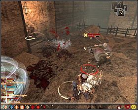 Po wygranej bitwie rozejrzyj się za złożem zlokalizowanym na północ od miejsca startu #1 - Justynian (1) | Questy towarzyszy - Akt 3 | Solucja Dragon Age II - Dragon Age II - poradnik do gry