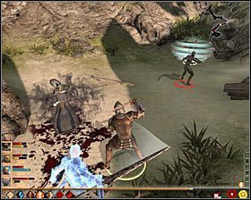 Trzecie obozowisko ulokowane jest na południe stąd - Daleka droga (2) | Questy towarzyszy - Akt 2 | Solucja Dragon Age II - Dragon Age II - poradnik do gry