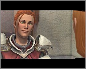 Grafik służby wisi na jednej z pobliskich ścian, pomiędzy dwoma kukłami treningowymi #1 (M9, 3) - Tak, jak być powinno | Questy towarzyszy - Akt 1 | Solucja Dragon Age II - Dragon Age II - poradnik do gry