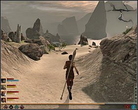 Możesz już wyjść z twierdzy i wybrać z mapy świata podróż do lokacji [Okaleczone Wybrzeże] - Niepożądany ratunek | Questy uzupełniające - Akt 1 | Solucja Dragon Age II - Dragon Age II - poradnik do gry