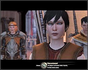 Po znalezieniu się wewnątrz domu uciech skieruj się na piętro i wejdź do północnego pomieszczenia, gdzie odnajdziesz Jethanna #1 (M6, 5) - Pierwsza ofiara | Questy uzupełniające - Akt 1 | Solucja Dragon Age II - Dragon Age II - poradnik do gry