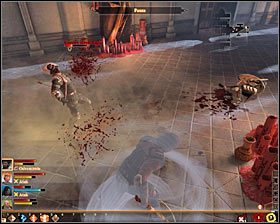 W początkowej fazie tej bitwy radzę zająć się przede wszystkim sprawną eliminacją korsarzy łuczników #1, a także nieco bardziej wytrzymałego korsarza skrytobójcy #2 - Więcej szczęścia niż rozumu | Questy uzupełniające - Akt 1 | Dragon Age II - Dragon Age II - poradnik do gry