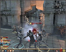 Tradycyjnie już rozpocznij bitwę od zaatakowania słabszych korsarzy oraz korsarzy łuczników #1 - Więcej szczęścia niż rozumu | Questy uzupełniające - Akt 1 | Dragon Age II - Dragon Age II - poradnik do gry