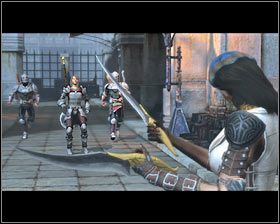 Możesz już wyjść z tawerny i udać się w nocy do lokacji [Górne Miasto] - Więcej szczęścia niż rozumu | Questy uzupełniające - Akt 1 | Dragon Age II - Dragon Age II - poradnik do gry