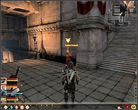 Po dotarciu na miejsce zostaniesz powitany przez uszczęśliwionego Elrena oraz jego córkę Lię (M29, 2) - Rozkazy sędziego (2) | Questy uzupełniające - Akt 1 | Solucja Dragon Age II - Dragon Age II - poradnik do gry