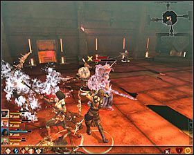 Jak zapewne zauważyłeś, w pomieszczeniu pojawił się potężny ożywieniec #1 dowodzący grupą zwłok - Rozkazy sędziego (2) | Questy uzupełniające - Akt 1 | Solucja Dragon Age II - Dragon Age II - poradnik do gry