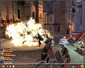 Po wyjściu z kryjówki przemytników (M13, 8) zostaniesz zaskoczony przez grupę tevinterskich łowców #1 - Zamiana (1) | Questy uzupełniające - Akt 1 | Solucja Dragon Age II - Dragon Age II - poradnik do gry