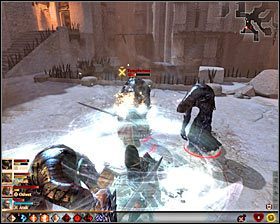 Bitwę proponuję rozpocząć od zaatakowania właśnie plugawca #1, albowiem to właśnie ten potwór będzie stanowił najpoważniejsze zagrożenie - Tego już za wiele (6) | Questy główne - Akt 3 | Solucja Dragon Age II - Dragon Age II - poradnik do gry