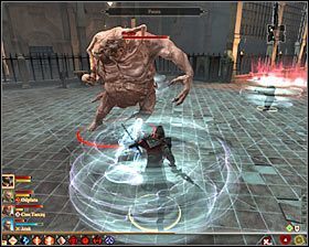 Atakuj Orsina w jego skocznej formie do momentu, w którym straci niemal cały pasek zdrowia #1 - Tego już za wiele (3) | Questy główne - Akt 3 | Solucja Dragon Age II - Dragon Age II - poradnik do gry