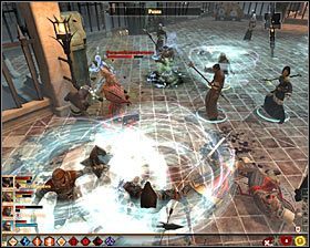 Oprócz zwykłych templariuszy w bitwie tej wezmą udział również łowcy templariuszy, za którymi należy się zawsze rozglądać #1 - Tego już za wiele (3) | Questy główne - Akt 3 | Solucja Dragon Age II - Dragon Age II - poradnik do gry