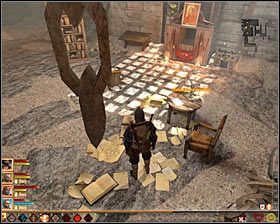 Po zakończonej bitwie gra wyświetli krótką cut-scenkę, w trakcie której postacie z drużyny zauważą, że kobieta z obrazu jest uderzająco podobna do Leandry - To, co pozostało (2) | Questy główne - Akt 2 | Solucja Dragon Age II - Dragon Age II - poradnik do gry