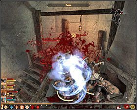 Dobrym pomysłem jest rozkazanie swoim ludziom żeby pozostali w okolicach miejsca startu - Przysługa w kwestii prochu (1) | Questy główne - Akt 2 | Solucja Dragon Age II - Dragon Age II - poradnik do gry