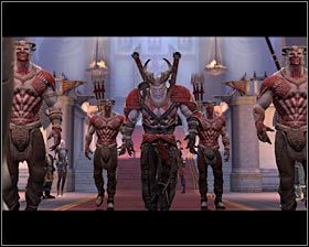 Jeżeli w spotkaniu weźmie udział Izabela, to po przekazaniu relikwii dowiesz się, że qunari będą chcieli ją ze sobą zabrać - Wymagania Qun (3) | Questy główne - Akt 2 | Solucja Dragon Age II - Dragon Age II - poradnik do gry