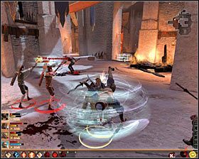 W tej bitwie nie weźmie udział wrogi mag, co nie oznacza, że łatwo będzie ją wygrać - Wymagania Qun (2) | Questy główne - Akt 2 | Solucja Dragon Age II - Dragon Age II - poradnik do gry