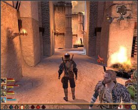 Po wygranej bitwie odbędziesz krótką rozmowę z Szarym Strażnikiem, który podziękuje Ci za udzieloną pomoc - Wymagania Qun (2) | Questy główne - Akt 2 | Solucja Dragon Age II - Dragon Age II - poradnik do gry