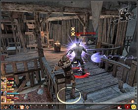 Wraz ze zwykłymi bandytami powinien tu przybiec również Saarebas Tal Vashoth #1 - Obietnica prochu strzelniczego | Questy główne - Akt 1 | Solucja Dragon Age II - Dragon Age II - poradnik do gry