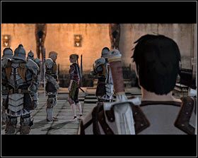 Rozmowa z Athenril może przebiec na dwa sposoby - Zniszczenie Lothering (3) | Questy główne - Prolog | Solucja Dragon Age II - Dragon Age II - poradnik do gry